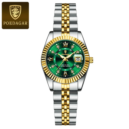 POEDAGAR 780 Luxury Elegant Watch Waterproof Women Watch Luminous Date